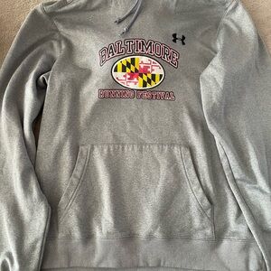 Under Armour Gray Baltimore Festival Hoodie